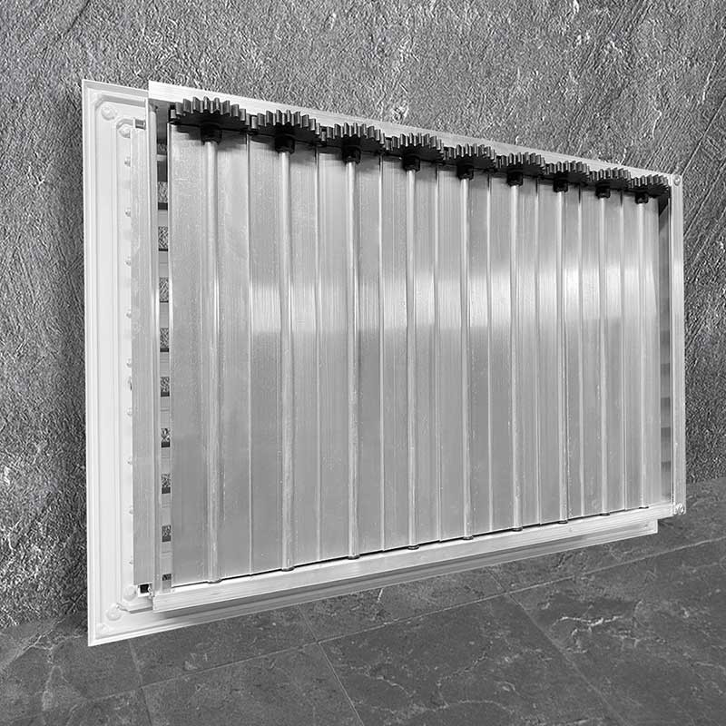 Однорядная регулируемая вентиляционная решетка ОГРМ