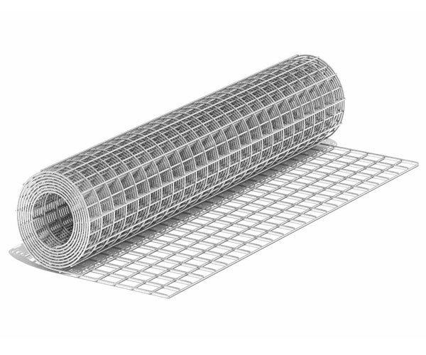 Оцинкованная сетка в рулонах 1,2 25x25