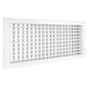 Настенная двурядная решётка ZILON 2 WA 600*250