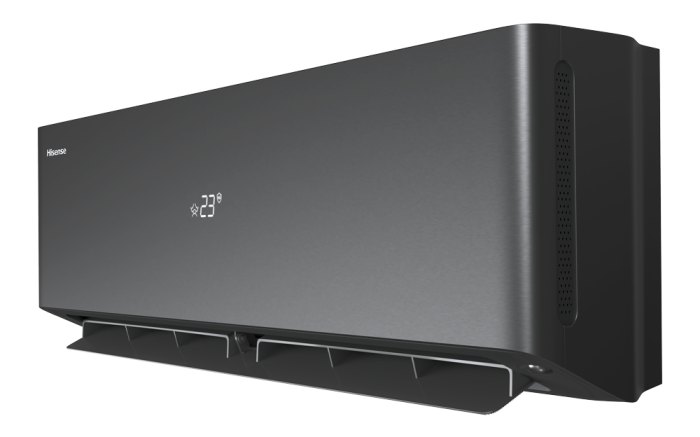 Внутренний блок мульти сплит-системы настенного типа Hisense VISION PRO 2.0 CARBON MULTI SUPERIOR DC Inverter AS-18UW4RBVQH01G(B)