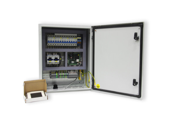 Щит управления с выносным пультом DMXGT/4кВт/V/Fi/HW/CW/CF/HE.4х12кВт/M-IP65